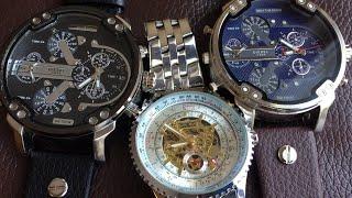 FAKE Diesel Mr. Daddy 2.0 DZ7313 vs DZ7314 next to Jaragar Automatic!