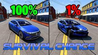 Realistic Survival Chance Crashes #75 | BeamNG.drive