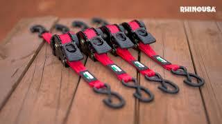 Rhino USA Retractable Ratchet Straps | Product Showcase