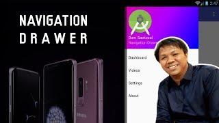 How To Create Navigation Drawer in Android Studio (ConstraintLayout)