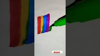 I could be red ️ I could be yellow .. #viral #reels #satisfying #trending #brushpen