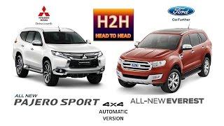 H2H #45 All New Mitsubishi Pajero Sport vs All New Ford Everest