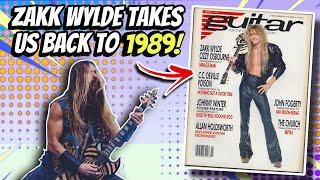 ‼️ We revisit 1989 Guitar Magazine with ZAKK WYLDE! | Zakk Sabbath | Vito Bratta | Reb Beach