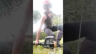 Strimmer struggle for Garden girl