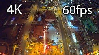 Sling Shot at night on-ride 4K POV @60fps Screamer's Park Daytona Beach