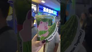 Bittergourd Boba Tea?!?! #hongkong #boba #shorts #drink #bubbletea #health #boba