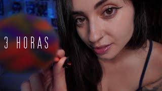 3 HORAS de ASMR relajante  Mouth Sounds, Brushing, Whispers... 