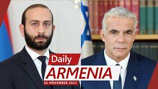 Armenian and Israeli foreign ministers discuss Azerbaijan’s aggression against Artsakh