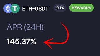 145% годовых в пуле ликвидности на паре ETH/USDT в сети Arbitrum