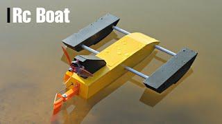 How To Make RC Boat Using BLDC Motor | Hi Tech xyz