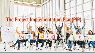 The Project Implementation Plan (PIP)