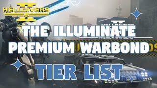 Helldivers 2 | The BEST and HONEST Illuminate PREMIUM WARBOND Tier List