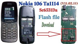 Nokia 106-TA-1114 Sc6531Da New versions Flash File Download