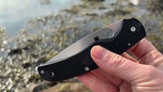 Spyderco Native Chief, Black, Lightweight, SpyderEdge C244SBK