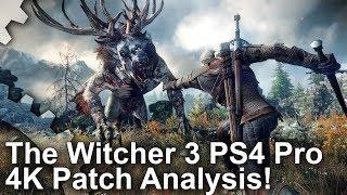 [4K] The Witcher 3: PS4 Pro Analysis, PC Comparisons + Frame-Rate Tests!