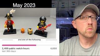 May Business Review | YouTube Monetization | Lego Bricklink Orders | eBay sales