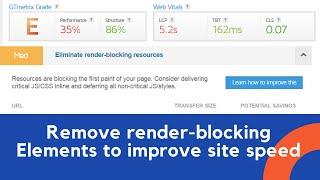 How To Eliminate Render Blocking Resources In Hindi | WordPress Speed manage