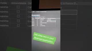 Translate your Android Application Strings