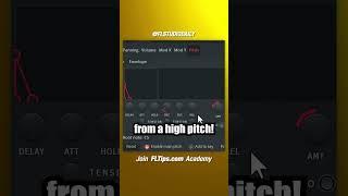 Pitch Glide Effect In Seconds | FL Studio Tutorial #shorts