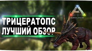 Трицератопс (Triceratops)  в АРК. Лучший обзор: приручение, разведение  и способности  трайка в ark