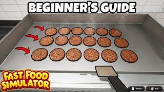 HOW TO GRILL BEEF PATTIES IN FAST FOOD SIMULATOR (BEGINNER TUTORIAL)