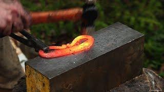 Forging a Flint Striker from a Car Coilspring