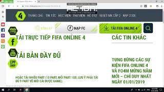 Cách Tải Fifa Online 4 Trên PC | SCR TV