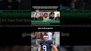 Shareef Miller believes McSorley is the best QB in #pennstate history! #collegefootball #ncaaf