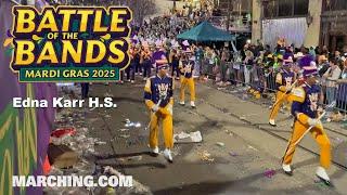 Edna Karr H.S. Marching Band - Krewe of Bacchus Parade, March 2, 2025