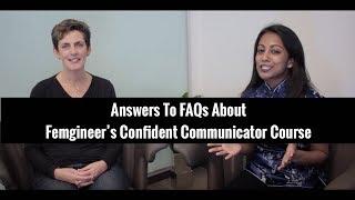 Answers To FAQs For Femgineer’s Confident Communicator Course | Poornima Vijayashanker