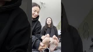 Amateur tickling - Elisha's feet TICKLED