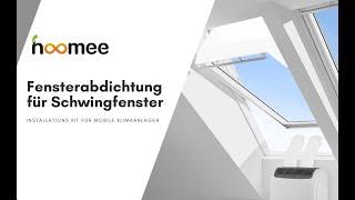 HOOMEE Fensterabdichtung Schwingfenster für mobile Klimageräte (Bestseller on Amazon)