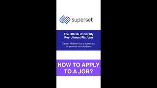 [Mobile] How to apply to a job using Superset? (Register and Apply)