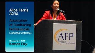 Why Pursue the ACFRE? Alice Ferris Encourages Fundraisers