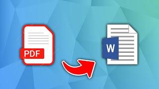 How to Convert PDF to Word Document on iPhone - Convert PDF to DOCX