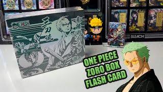 ONE PIECE FLASH CARD  ОН ЖЕ ЗОРО БОКС