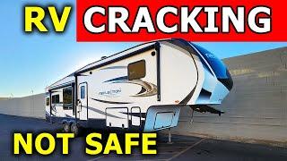 Our RV Is Cracking, Not Safe To Move | RV Life