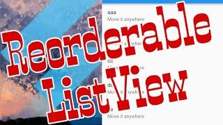 #Flutter How to implement ReorderableListView in Flutter| Easy Steps