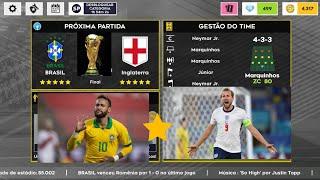 DLS 22 / FINAL DA COPA DO MUNDO, BRASIL  X INGLATERRA 󠁧󠁢󠁥󠁮󠁧󠁿 ! (GAMEPLAY)