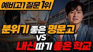 중3의 가장 큰 고민 '고등학교 선택' 정답을 드립니다….“예비고1 고등학교 선택 기준”