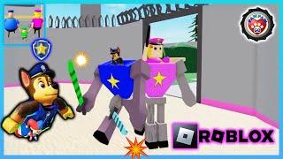 Paw Patrol Roblox Police Family Escape (SCARY OBBY) 汪汪隊立大功越獄警察家庭- 機械方塊