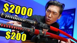 $200 Katana VS $2000 Katana - How to Spot a FAKE!