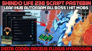 Shindo Life [238] Script Pastebin The Best Autofarm Instant Kill Susanoo Boss AutoCollect Scroll