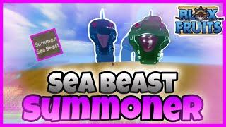 UNLOCKING sea beast SUMMONER in blox fruits!