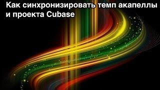 Как синхронизировать темп акапеллы и проекта Cubase