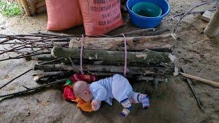 Single Mom - Baby started to roll over and talk, Mom was so happy