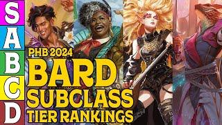 2024 Bard Subclass Tier Ranking for D&D 5e