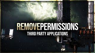 Eve Online - Removing Permissions For Third Party Applications