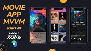 Mvvm Movie App in Android Jetpack Compose part1 Retrofit setup.