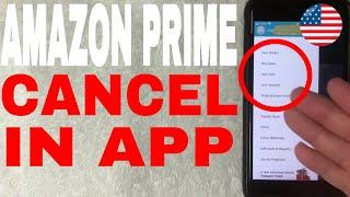   How To Cancel Amazon Prime Membership On Mobile App 